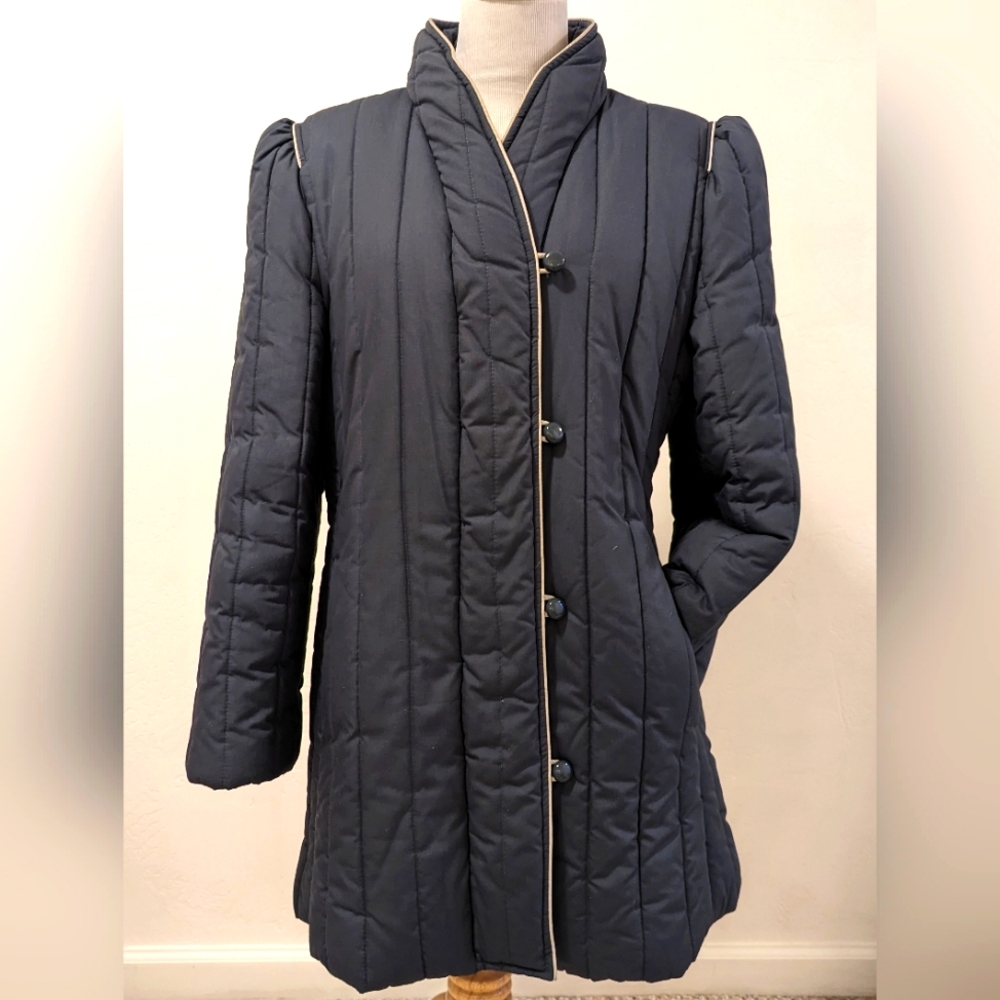 Vintage 80s quilted puffy coat